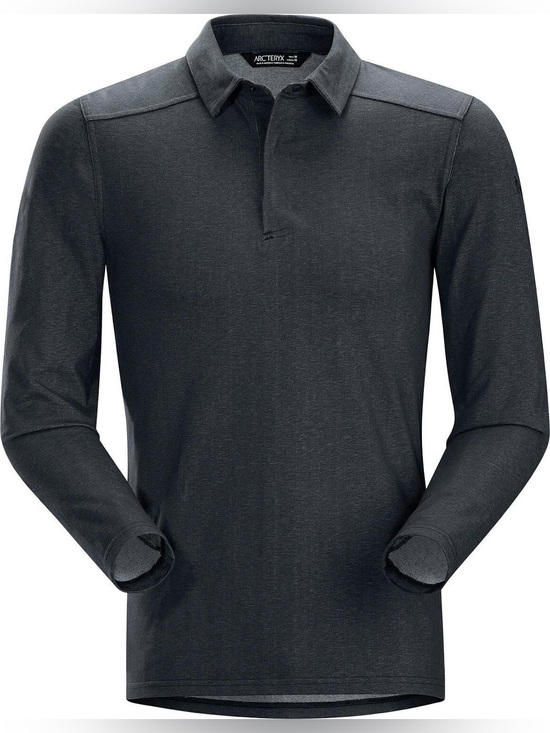 Arc'teryx Other - Arc'teryx Men's Long-Sleeve Polo in Charcoal Black